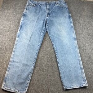 Dickies Vintage Light Wash Denim Carpenter Jeans Relaxed Fit Men's
